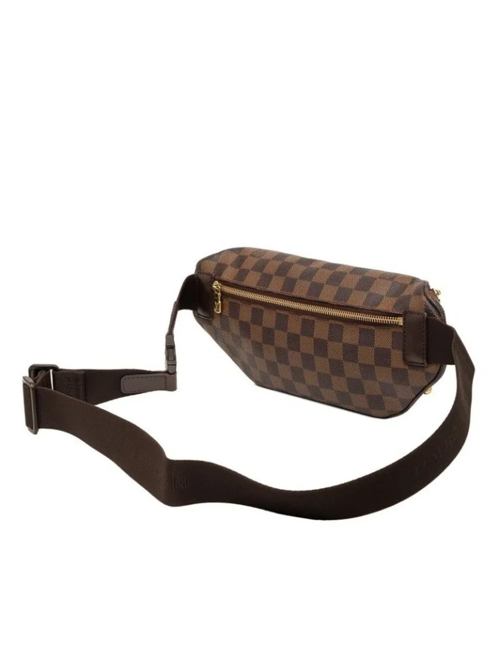 Louis Vuitton Damier Bam Melville Belt Bag Brown Leather